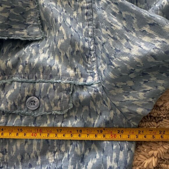 Tommy Bahama Cheetah Print Linen Jacket Size Medium - Picture 9 of 13